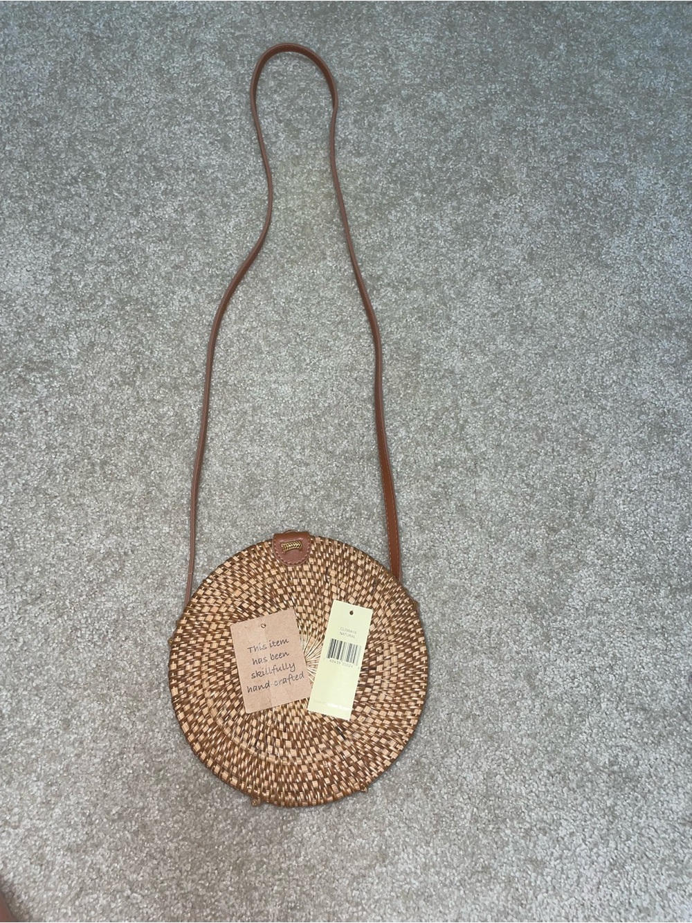 Collection 18 Ratten Handwoven Round Straw bag/purse.
